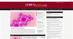 Desktop Screenshot of lebenheute.com